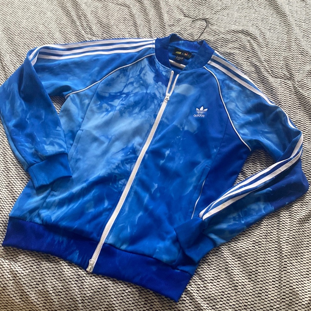 Adidas HU Pharrell Williams Track Zip Up Jacket Blue